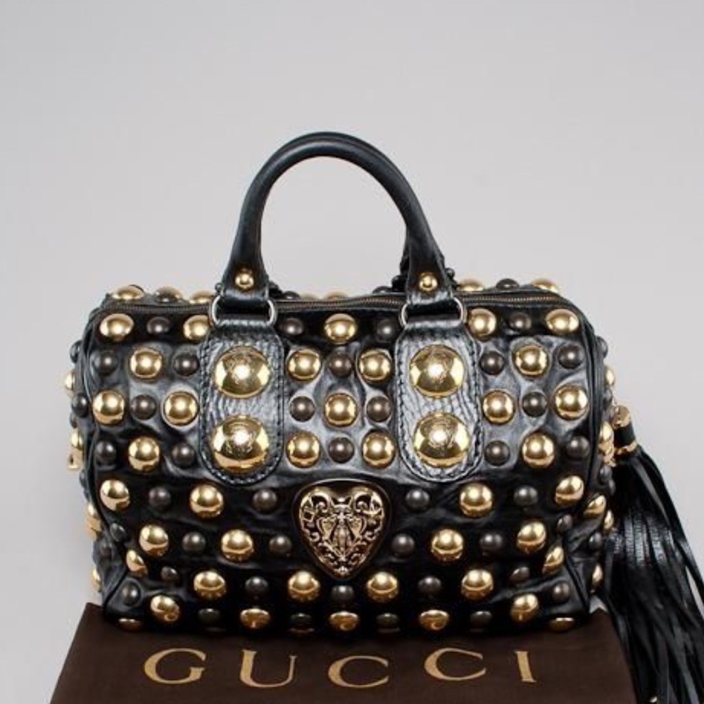 GUCCI Babouska studded Boston bag